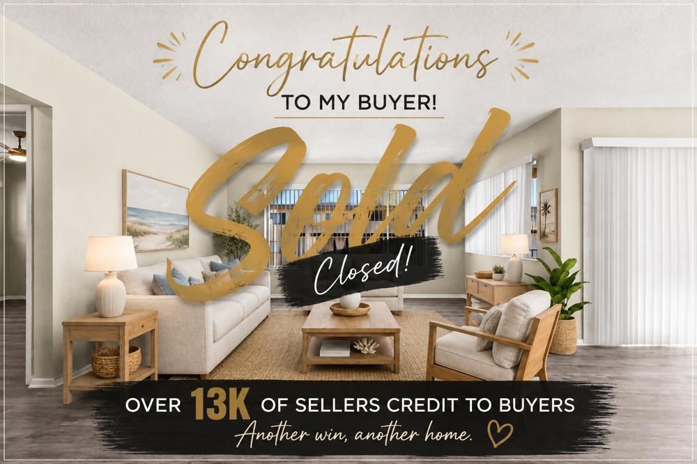 Sold and closed with seller credit to the buyers